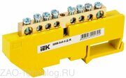 Шина PE "земля" на DIN-изол. ШНИ-6х9-8-Д-Ж IEK YNN10-69-8D-K05