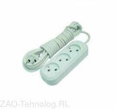 Удлинитель 3х5м без заземл. 10А IP20 Makel MGP124