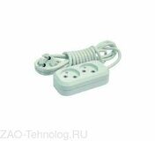 Удлинитель 2х2м без заземл. 10А IP20 Makel MGP102