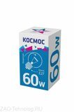 Лампа накаливания Шар 60Вт E27 прозр. Космос LKsmSSpCL60E27v2