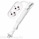 Удлинитель 2х3м без заземл. 6А IP20 У6-011 ШВВП 2х0.75 UNIVersal 9631912
