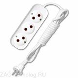Удлинитель 3х2м без заземл. 6А IP20 У6-639 ШВВП 2х0.75 UNIVersal 9631932