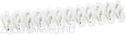 Колодка клеммная 1х4кв.мм 12 пар NTB-UPE-S12-3/WH полиэтилен бел. NAVIGATOR 71001