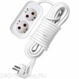 Удлинитель 2х3м с заземл. 10А IP20 У10-553 ПВС 3х0.75 UNIVersal 553-03