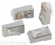 Разъем RJ45 8P8C кат.5E FTP ITK CS3-1C5EF