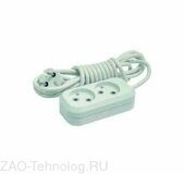 Удлинитель 2х3м без заземл. 10А IP20 Makel MGP103
