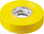 Изолента ПВХ 15мм (рул.20м) желт. NIT-B15-20/Y Navigator 71105