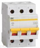 Выключатель нагрузки ВН-32 40А/3П IEK MNV10-3-040