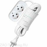 Удлинитель 2х10м без заземл. 10А IP20 Е-202 ПВС 2х1 АБС-пластик UNIVersal 9634265