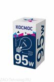 Лампа накаливания 95Вт A50/A55 прозрачная E27 230В КОСМОС LKsmSt55CL95E27v2