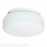 Светильник НПО 22-2х60-210 "Таблетка" d260 2х60Вт E27 IP20 опал Элетех 1005150220