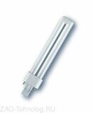 Лампа люминесцентная компакт. DULUX S 9W/827 G23 OSRAM 4050300006000