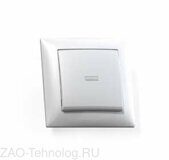 Выключатель 1-кл. СП Селена 10А IP20 С110-395 с индикацией бел. Кунцево 8102