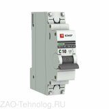 Выключатель автоматический модульный 1п C 10А 4.5кА ВА 47-63 PROxima EKF mcb4763-1-10C-pro