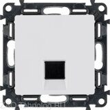 Розетка компьютерная 1-м Valena Life RJ45 кат.5E UTP с лицев. панелью механизм бел. Leg 753440