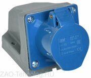 Розетка ОП 16А 220В 2P+PЕ ССИ-113 IP44 IEK PSR11-016-3