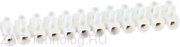 Колодка клеммная 6х16кв.мм 12 пар NTB-UPE-S12-30/WH полиэтилен бел. NAVIGATOR 71006