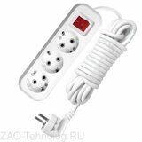 Удлинитель 3х7м с заземл. 10А IP20 S-303 ПВС 3х1 с выкл. UNIVersal 9631988