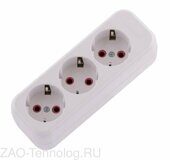 Колодка удлинителя 3-м с заземл. Lila LEZARD 720-0300-301
