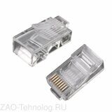 Разъем RJ45 8P8C кат.5E UTP (уп.100шт) PROCONNECT 05-1021-3